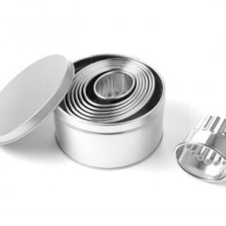 Ovaal sile Küpsisevormid komplekt - serv 8tk. (H)52mm