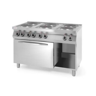 6-Plaadine konvektsiooniga GN1/1 Elektripliit KitchenLine 400V/18600W, 1200x700x(H)900mm