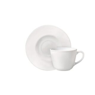 220ml Toledo tass alustassiga - komplektis 6 tk