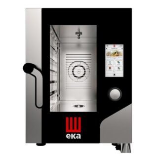 6xGN1/1 Elektriline konvektsiooniga aurutusahi Millennial Touch Screen Gastro Compact elektrooniline juhtimine, Tecnoeka, GN1/1, 400V/7800W, 500x930x(H)700mm