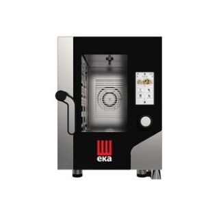 6xGN2/3 konvektsioon-ahi Millennial Touch Screen Gastro Compact elektrooniline juhtimine, Tecnoeka, GN2/3, 400V/5200W, 500x750x(H)700mm