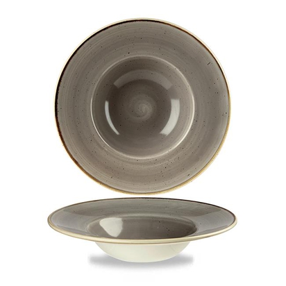 240mm Stonecast Grey Profile laia äärega kauss