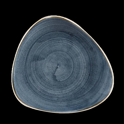 265mm Stonecast Blueberry kolmnurkne taldrik