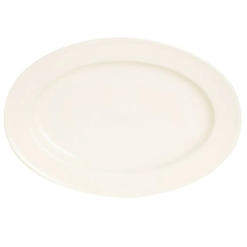 210x140mm Crema ovaalne taldrik
