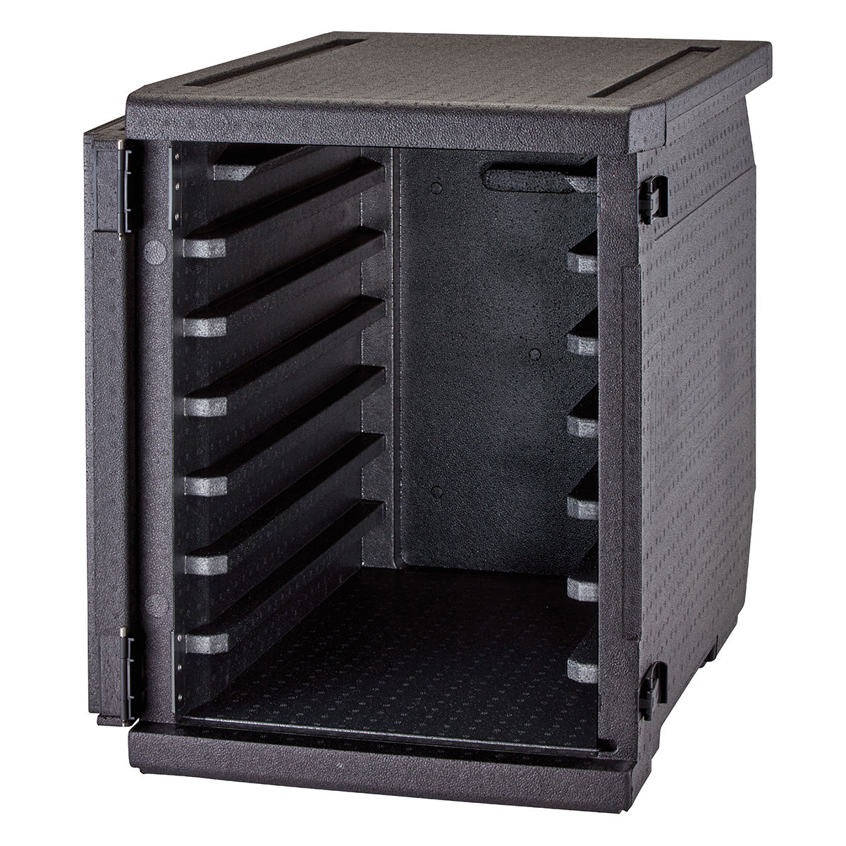 126L Soojusisolatsioonkonteiner Cam GoBox® frontaalse laadimisega, konteineritele 600x400 mm, 6 integreeritud juhikuga, Cambro, 770x540x687mm