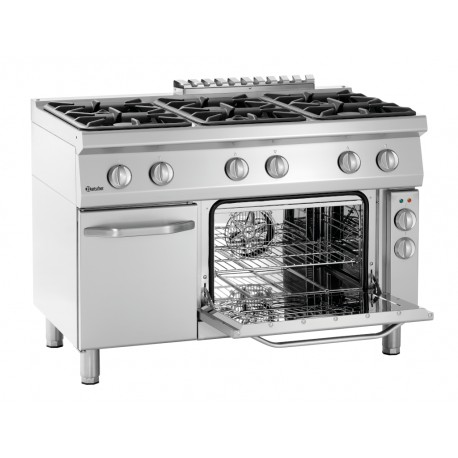 Gas range 700 B1200 6Fl EBO 1/1