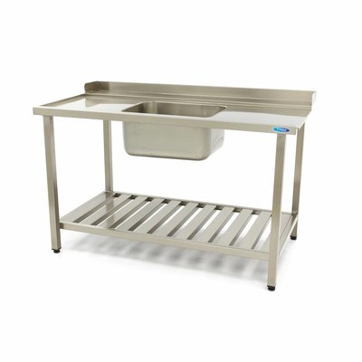 Nõudepesumasin Inlet Table with Sink 1600 x 750mm parem