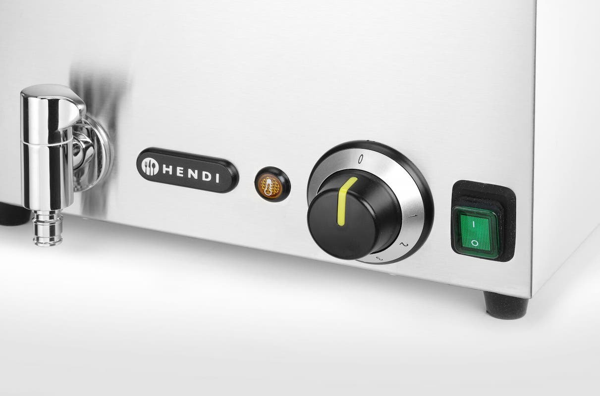 GN 1/1 Ranger komplekt: Bain-marie äravoolukraaniga + 3x GN 1/3 kaanega - Image 3