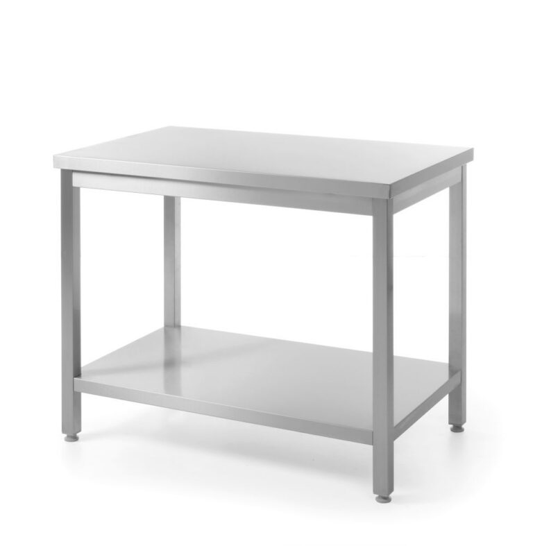 160x70x85cm Tugevdatud laud riiuliga – poltidega