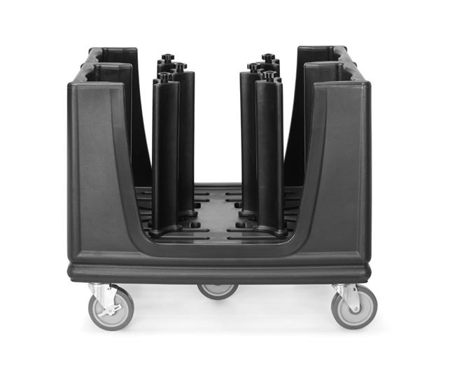 Plaadikäru, AmerBox, must, 985x760x(K)900mm