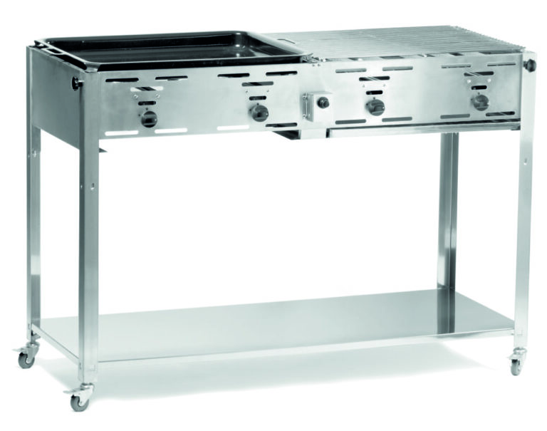 22kW Gaasigrill Grill-Master Quattro 1330x600x(H)920mm