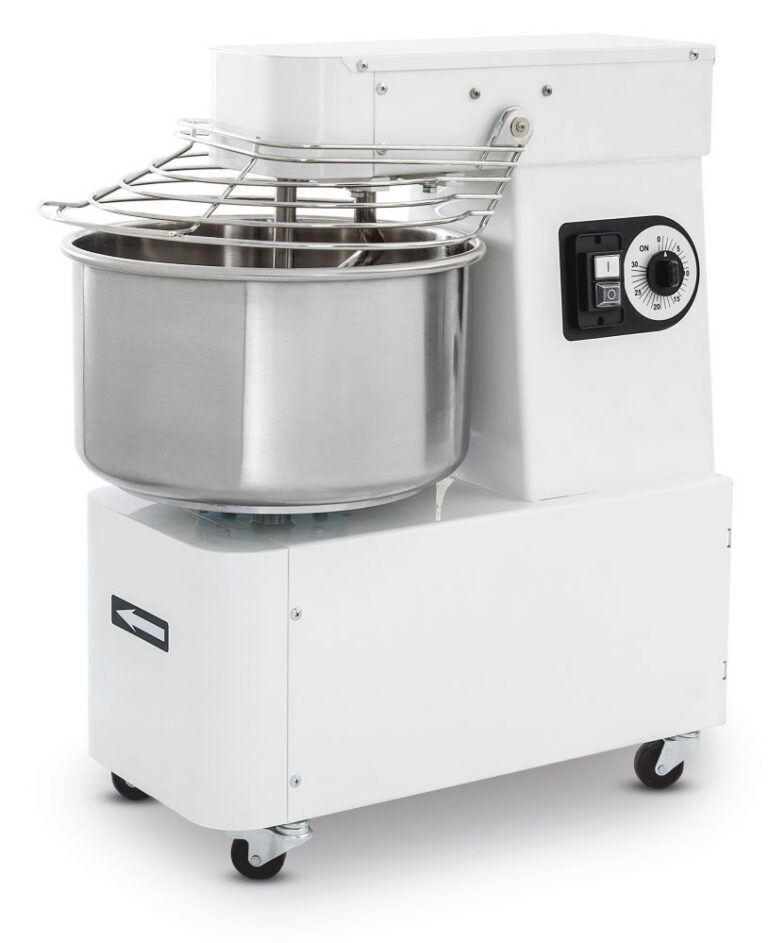 35kg/h 10L Spiraalne taignasegamismasin fikseeritud taignasegamisanumaga Prismafood 230V/370W 290x590x580mm