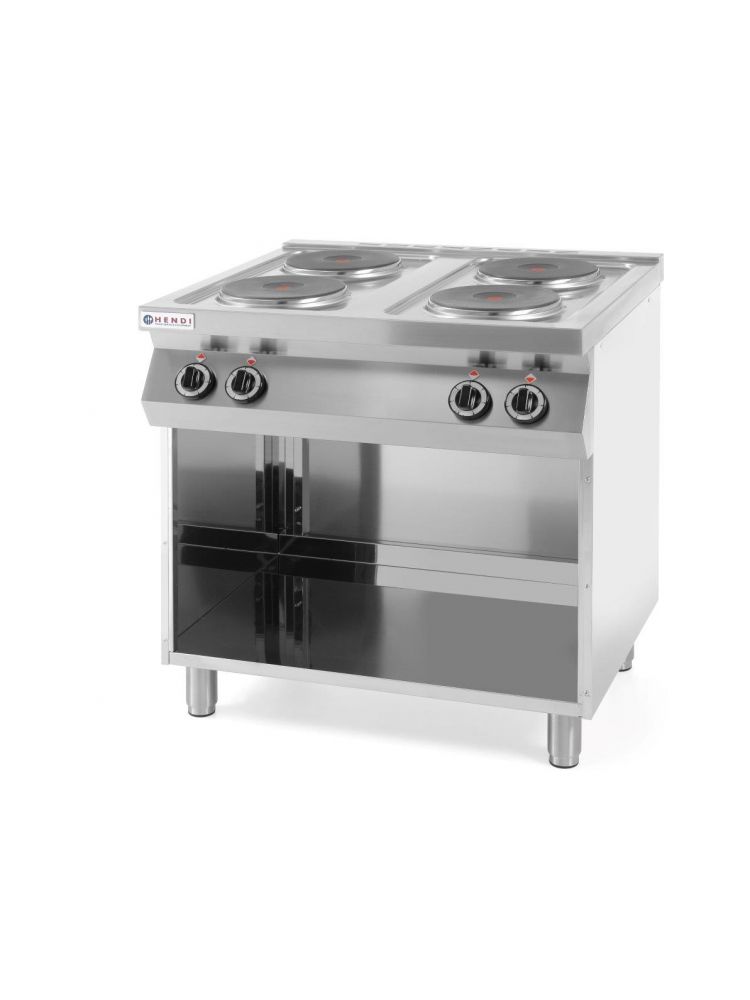 Elektripliit KitchenLine 4 plaadiga 400V/10400W, 800x700x(H)900mm