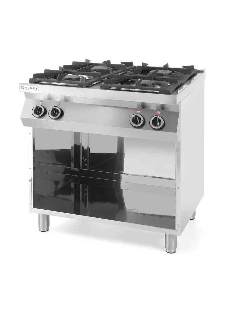 Gaasipliit, 4 põletiga, avatud moodulil KitchenLine 19kW