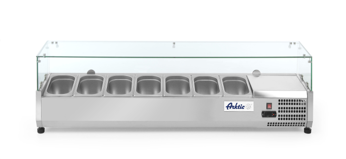 7xGN1/4 Külmlett GN1/4 - kõrgend Arktic 230V/180W, 1505x335x(H)430mm