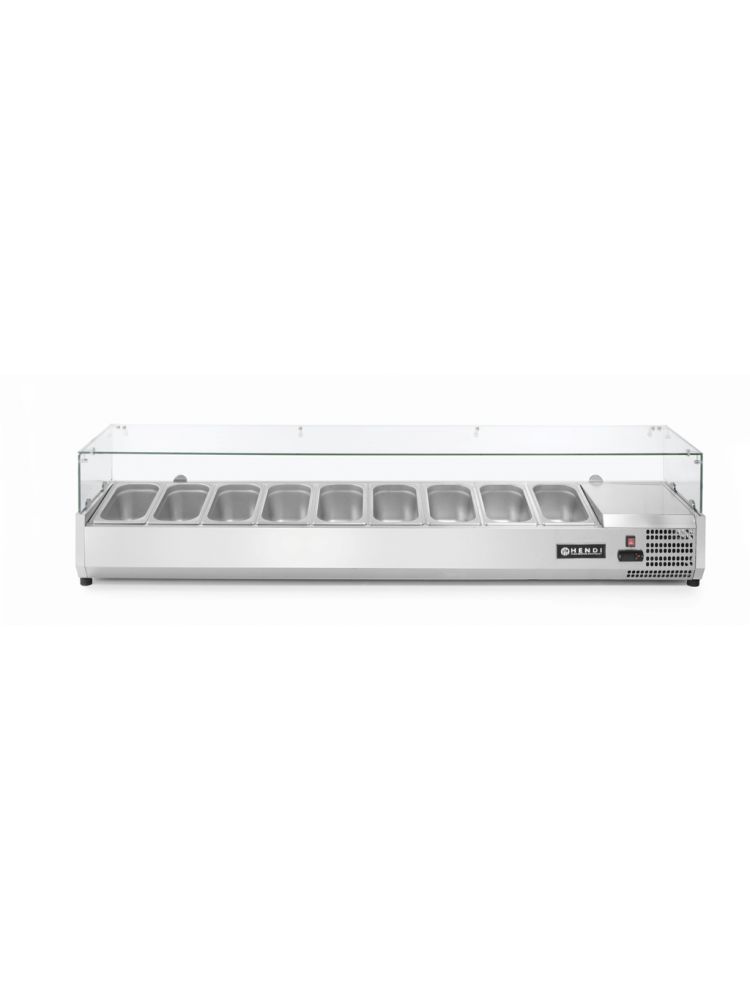 9xGN1/3 Külmlett GN1/3 - kõrgend Arktic 230V/180W, 2005x395x(H)430mm