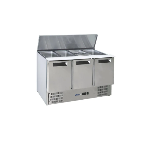 368L 3-ukseline tõstetava kattega külmutatud salatilett Arktic 230V/155W, 1365x700x(H)860mm