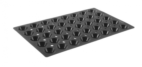 Ø50x18mm Küpsetusvorm silikoonist Mini-tartelette  40 per mold