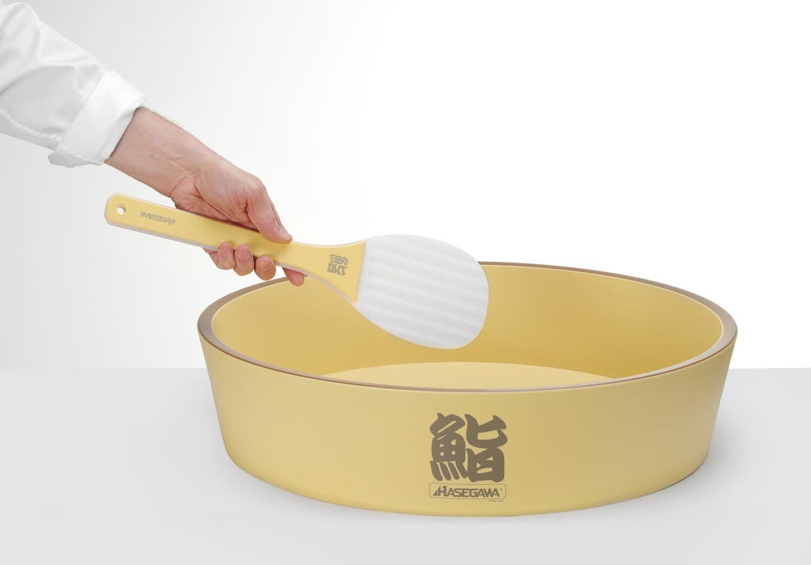 Hasegawa riisi segamiskauss / Hangiri rice mixing bowl ΓΈ600x(H)140mm - Image 2