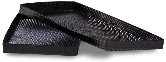 Teflonkorv perforeeritud 343mx292mx25mm turboahjude X4i - MXP jaoks - komplekt 2 tk.
