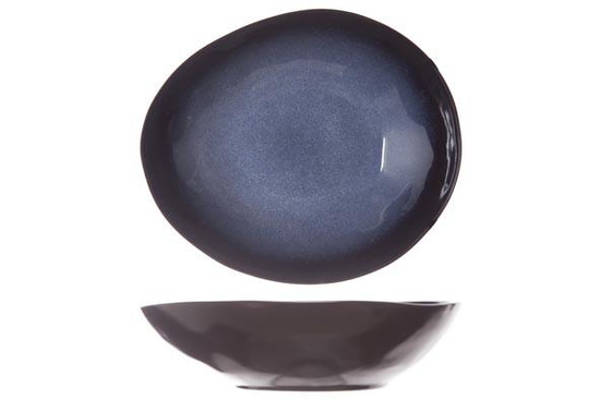 195x165mm Safiirist ovaalne kauss