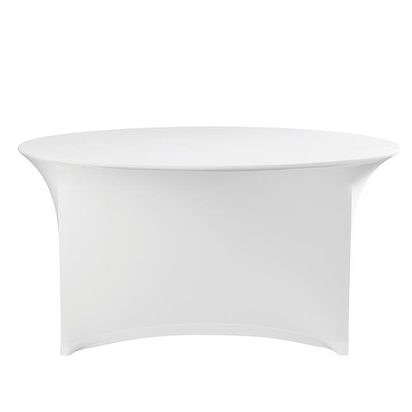Ø150x76mm Sümpoosioni ümarlauakate valge