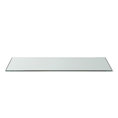 851x197mm Karastatud klaastaldrik läbipaistev