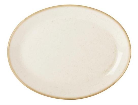 24x19cm Lihv ovaalne taldrik