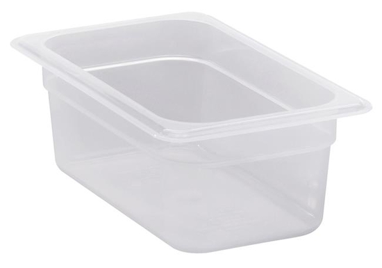 GN1/4 | 100mm | 2.5L Läbipaistvast polüpropüleenist konteiner Cambro, 162x265x100mm