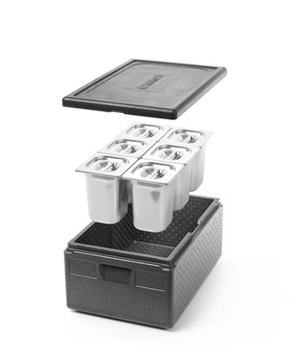 EPP GN1/1 234mm of containers GN1 6/6 6 200mm and a Kaas with a silicone seal