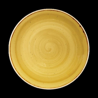 26cm Stonecast Mustard kupeetaldrik