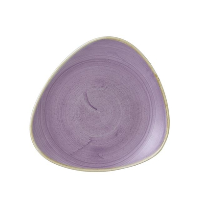 229mm Stonecast Lavendel kolmnurkne taldrik