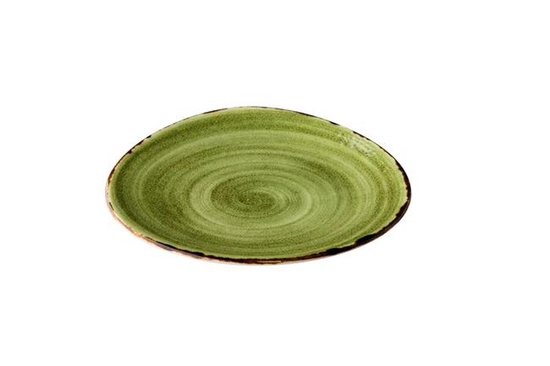 270mm Jersey kolmnurkne taldrik roheline
