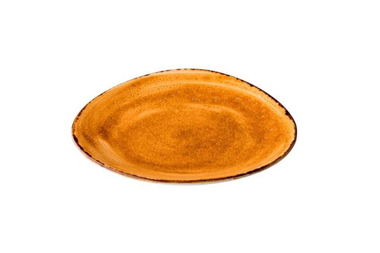 270mm Jersey kolmnurkne taldrik oranz