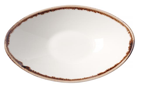250x160mm Vanilla boat bowl
