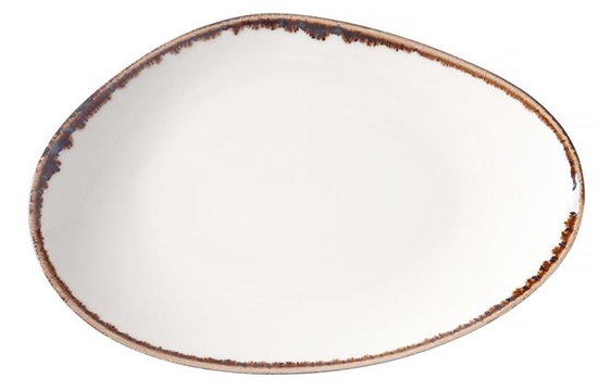 35x21cm Vanilla organic plate