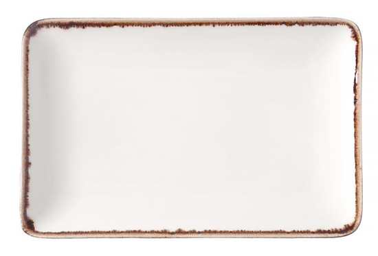 30x20cm Vanilla rectangular plate