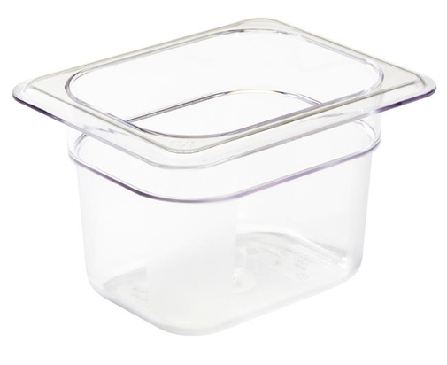 0.7L Polükarbonaadist konteiner Camwear® GN 1/8, Cambro, 0,7 L H 65 mm, 161x132x65mm