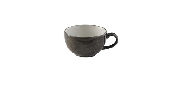 340ml Stonecast Patina Iron Black cappuccino tass