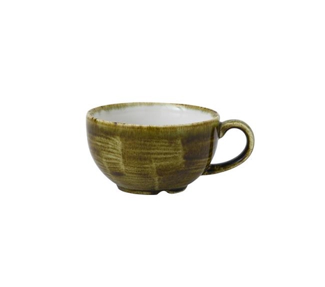 340ml Stonecast Plume Green cappuccino tass