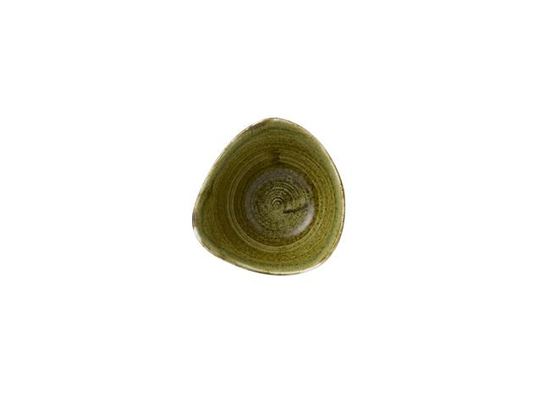 153mm Stonecast Plume Green kolmnurkne kauss