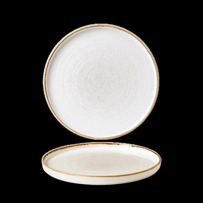 210x20mm Stonecast Barley White seinaga taldrik