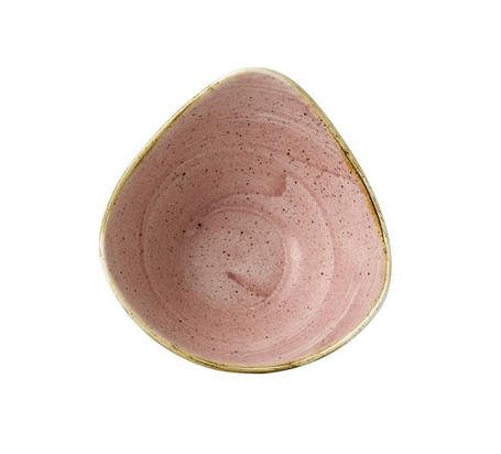 235mm Stonecast Petal Pink kolmnurkne kauss