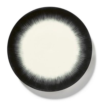 Valge 175mm Dé lame taldrik  keskosaga