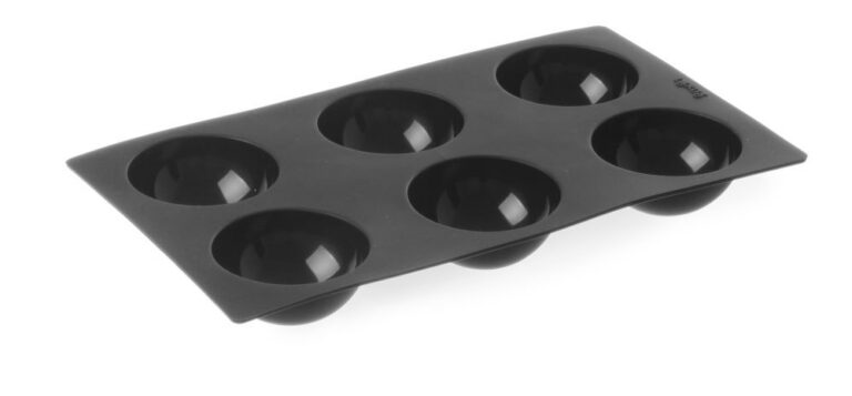 Ø70x(H)32 Silikoonvorm Semi-Sphere 6 auku GN1/3 Ø70x(H)32mm