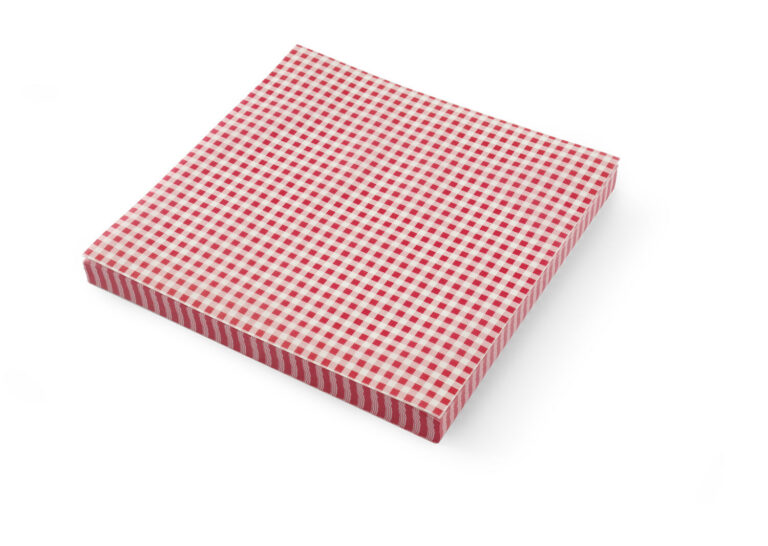 306x305mm Pärgamentpaber friikartulite ja külmade suupistete jaoks  ruudumuster 500tk.