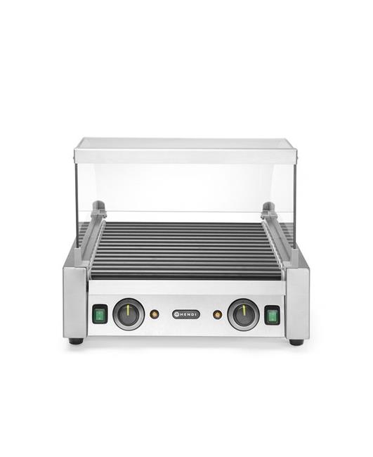 Kaitseklaas rullgrillile Hot dog grill 14-le vorstile, 470x491x(H)250mm