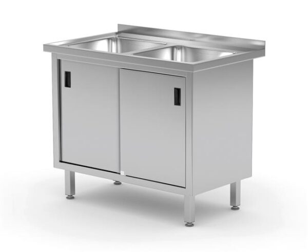 1000x700x850mm Laud kahe valamukapiga hingedega ustega