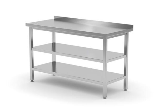 1000x700x850mm Töölaud kahe riiuliga - keevitatud