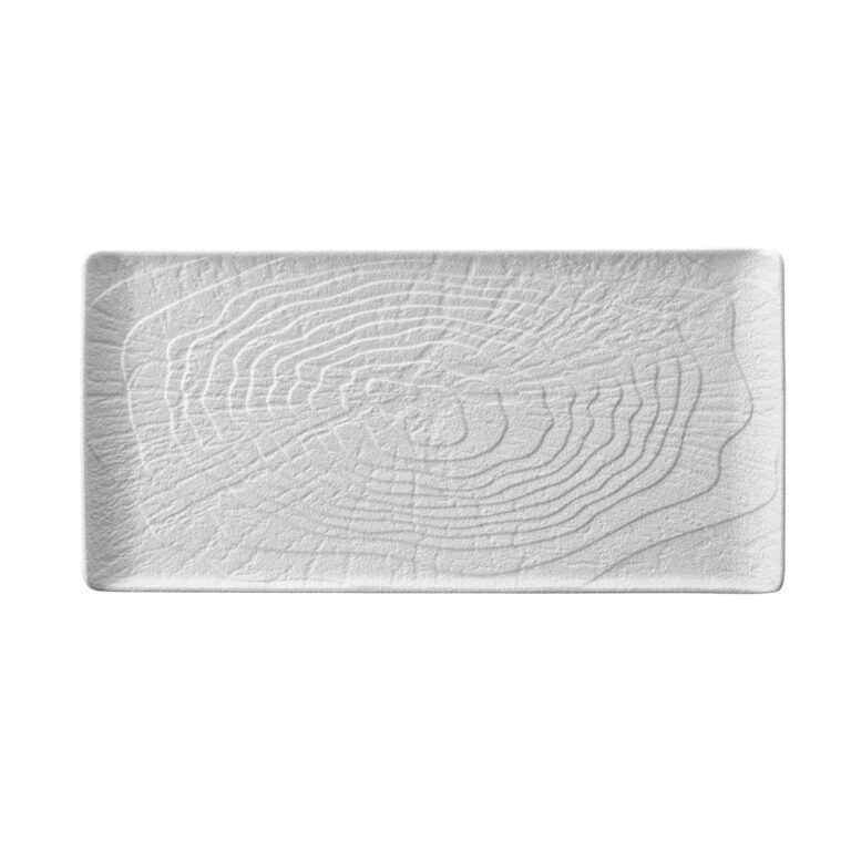 Nordic - rectangular plate 33.5x20.5x1.6cm in white